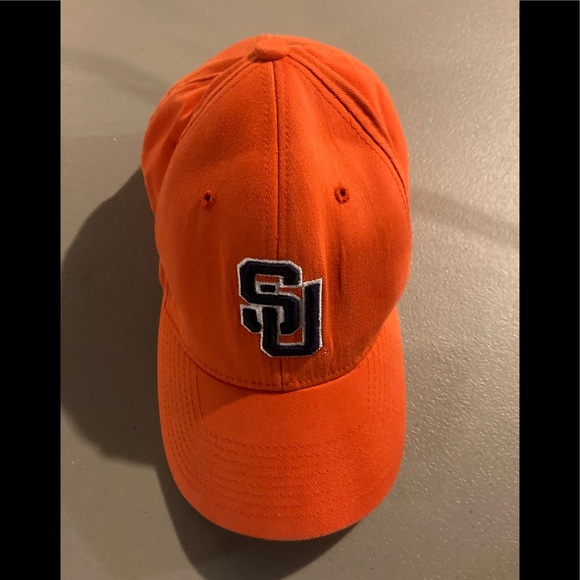 Nike Flexfit Syracuse Orange “SU” Logo Universal Fitted Swoosh Hat